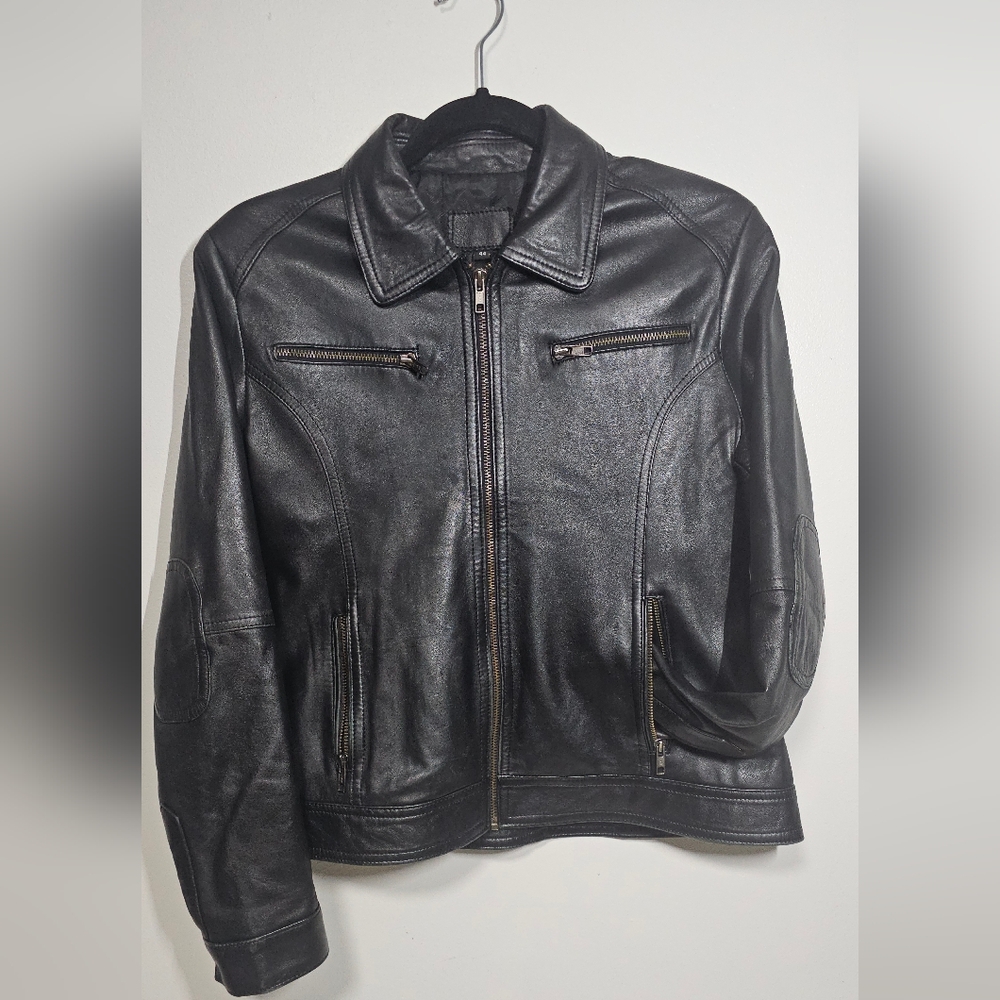 Women Black Leather Jacket